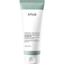 Anua Heartleaf Succinic Moisture Cleansing Foam 150 ml – Geniş Gözenek & Akne Görünümü Karşıtı Nemlendirici Köpük Temizleyici