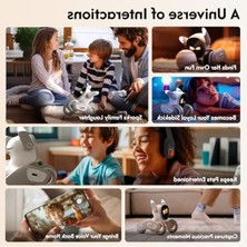 MarkEntegra : Sevimli Akıllı Petbot'unuz - Sesli Komut ve Hareket Tanıma ile Etkinleştirilmiş Gpt-4o Sohbet - 2024 Için En Iyi Erkek ve Kız Çocukları Hediyeleri - V20 - Şarj Dock ile