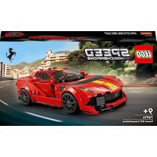 MarkEntegra LEGO Speed Champions Ferrari 812 Competizione 76914-9 Yaş ve Üzeri Çocuklar Için Koleksiyonluk Araba Modeli Içeren Oyuncak Yapım Seti (261 Parça)