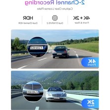 MarkEntegra Viofo A329S 2 Kameralı Ön+Arka 4K 60FPS+2K Wi-Fi 6 Hdr Starvıs 2 Sensör Gps'li SSD Destekli Araç Kamerası