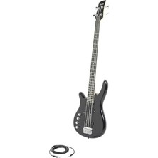 MarkEntegra Midex MBG-400BK Üst Segment Profesyonel Bas Gitar 4 Telli (Softcase Gigbag ve Kablo Dahil)
