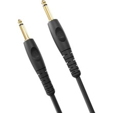 MarkEntegra D'addario "custom Serisi" Gitar Kablosu | Dünya Çapında En Sevilen Aksesuarlardan En Yüksek Kalite | Pw-G-10 | 3 Metre | 2 Düz Fiş