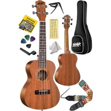 MarkEntegra Midex TN-26M Set Maun Tenör Ukulele (Softcase Capo Metod Nota Sticker Askı Pena)