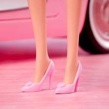 MarkEntegra Barbie Margot Robbie'nin Barbie'yi Canlandırdığı Filmden, Pembe Bluz ile Tütü Etek Giyen ve Uyumlu Mücevherler Takan Saçları Yapılı, Koleksiyona Uygun Bebek, JBJ53