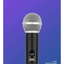 MarkEntegra Kablosuz Karaoke Mikrofonu 6.35MM Amfi Hoparlör Için 600 Hz Ila 800 Khz Çok Amaçlı Tak ve Çalıştır Kablosuz Mikrofon Dış Mekan Için WN05 (TEKLI-WN05)