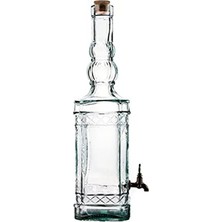 MarkEntegra Musluklu Köşeli Yağ Şişesi 3.5 Litre