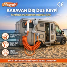 Plasyay Spiral Şattaf Başlıklı Taharet Matik Yerli Üretim