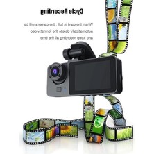 MarkEntegra 3 Kameralı /1080P Ultra Kaliteli/wifi Özellikli/g-Sensör/gece Görüş/araç Içi Araç Kamerası