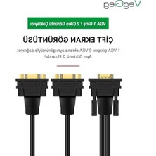 MarkEntegra V401 VGA To 2 VGA Çoklayıcı Splitter Y Kablo