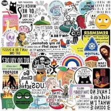 MarkEntegra 50'li Snarky Cartoon Meme Stickers, Sticker Seti Laptop Notebook Tablet Sticker Seti
