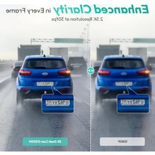 MarkEntegra 360 Dash Cam G300H Pro 1296P 140° Geniş Açı Akıllı Araç Içi Kamera