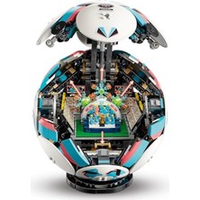 MarkEntegra LEGO Editions Futbol Topu 43019-10 Yaş ve Üzeri Çocuklar Için Iç Tarafında Hareket Eden Mikro Stadyum Kutlama Sahnesi Bulunan Yaratıcı Dekoratif Oyuncak Yapım Seti, Hediye Fikri (1498 Parça)