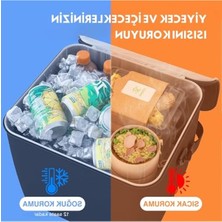 MarkEntegra Haegs Araç Bagaj Düzenleyici, Soğutucu Çantalı Bagaj Organizer Sağlam Katlanabilir, Otomobil ve Suv`lar Için, Cepli, 3 Ana Bölmeli, 100L: 90X40X28 cm - Gri