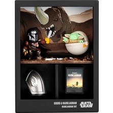 MarkEntegra SW03-STAR Wars: Mandalorian, Destansı Bir Diorama, Eserler ve Sahne Işaretleyicisini Herhangi Bir Star Wars Koleksiyonunu Geliştirmek Için Bir Ekran Oluşturuyor, 4 Toplamak Için
