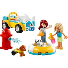 MarkEntegra LEGO Friends Köpek Kuaförü Arabası 42635 – 4 Yaş ve Üzeri Kız ve Erkek Çocuklar Için Yılbaşı Hediyesi Fikri, 2 Mini Bebek ve 2 Köpek Figürü Içeren Yaratıcı Eğlenceli Oyuncak Yapım Seti (60 Parça)
