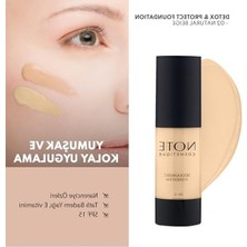 MarkEntegra Note Cosmetics Detox & Protect 02 Natural Beige Canlandırıcı Etkili Spf 15 Kapatıcı Fondöten
