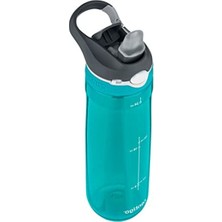 MarkEntegra Contigo Üniseks Ashland Autospout Pipetli Büyük Bpa Içermeyen Plastik Su Şişesi Turkuaz 720 ml
