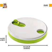 MarkEntegra 85484099 Küçük Köpekler ve Kediler Için Ikili Beceri Oyunu, Kemirmek Için Ideal, Kaymaz Malzemeli Plastik, 293 G