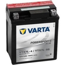 Varta YTX7L-BS 12V6.3AH Bakımsız Motosiklet Aküsü