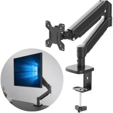 MarkEntegra 360 Derece Dönebilen 13-32’’ Tek Kol Lcd-Led Masa Tipi Monitör Tutucu Stand Hareketli Askı Aparatı (Vesa 75X75-100X100)