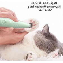 MarkEntegra Kedi Köpek Pati Tüy Kesme Makinesi Sessiz Hassas Bölge Traş Cihazı Seramik & Çelik Bıçaklı Yeşil