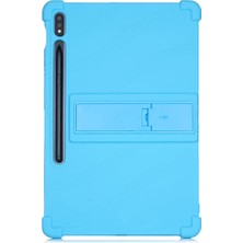 Die Grup Ally Galaxy Tab S8 Plus S7 Plus S7 Fe T970 T975 Kılıf 12.4 Inç Standlı Silikon KILIF-(5775)