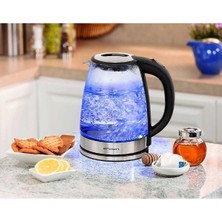 Die Grup Buğz Crown CRW-7204 Cam Kettle Elektrikli Isıtıcı