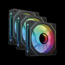 DIE GRUP Vento Vf1202fi 120mm Argb Kasa Fanı 3-lü Paket(1923) DIEGRP-HP34