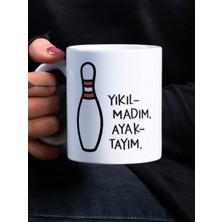 Işıltı Sepeti Bowling Topu Temalı Mizah Kupa