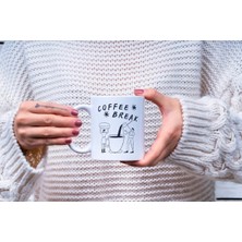 Işıltı Sepeti Coffee Break Tasarım Seramik Kupa