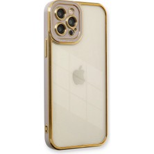 Uray Store Apple Iphone 12 Pro Max Kılıf Liva Lens Silikon - Lila
