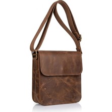 Galande Vintage Stil Postacı Çanta – Ayarlanabilir Askılı Omuz Çantası