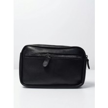 Galande Hakiki Deri Unisex El Çantası - El Yapımı Clutch Portföy Çanta - Premium Seri (Dopp Kit )