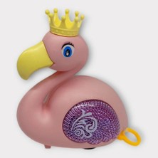 Die Grup Buğz Kurmalı Işıklı Sevimli Flamingo - Pembe (Buğz)