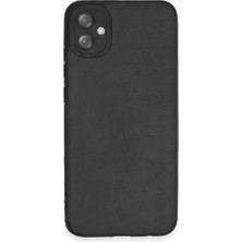Uray Store Samsung Galaxy A04E Kılıf Loop Deri Silikon - Siyah