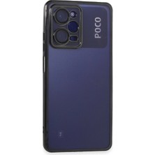 Uray Store Xiaomi Poco X5 Pro 5g Kılıf Razer Lensli Silikon - Siyah