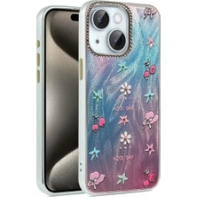 Uray Store Apple Iphone 14 Kılıf Blade Aynalı Desenli Kapak - Desen 4