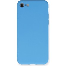 Uray Store Apple Iphone 7 Kılıf Nano Içi Kadife Silikon - Mavi