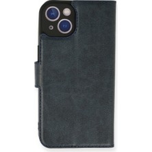 Uray Store Apple Iphone 14 Kılıf Trend S Plus Kapaklı Kılıf - Lacivert
