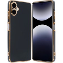 Uray Store Samsung Galaxy A06 Kılıf Volet Silikon - Siyah