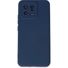 Uray Store Xiaomi Mi 13 Kılıf Nano Içi Kadife Silikon - Lacivert