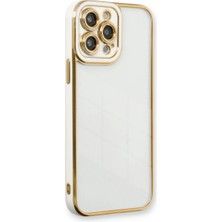 Uray Store Apple Iphone 13 Pro Max Kılıf Liva Lens Silikon - Beyaz