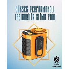 Nemere Yüksek Hızlı Mini Klima Fan – 11 M/s Rüzgar Gücü, 100 Hız Ayarı