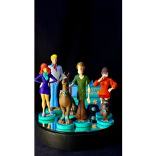 Arez Figür Scooby Doo Figür Seti El Boyama Koleksiyonluk Dekoratif 3D Baskı
