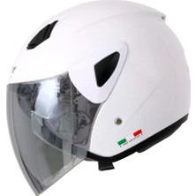 Sway Sw 700 White Yarım Kask (FS-733)