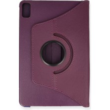 Derin Stok Newface Matepad 10.4 Kılıf 360 Tablet Deri Kılıf - Mürdüm