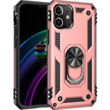 Derin Stok Newface Iphone 12 Mini Kılıf Sofya Yüzüklü Silikon Kapak -