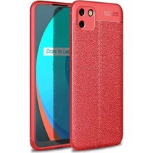 Derin Stok Newface C11 Kılıf Auto Focus Kapak - Kırmızı
