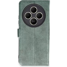 Derin Stok Newface Redmi 14C Kılıf S Kapaklı Kılıf - Yeşil