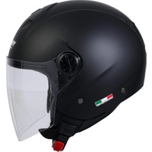 Sway Sw 715 Matt Black Yarım Kask
